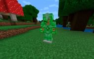 Jade Armor which provides players with jump effect (Image via MCPE DL)